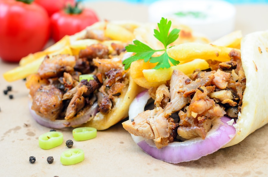 Chicken Kebbab Grilled Wrap